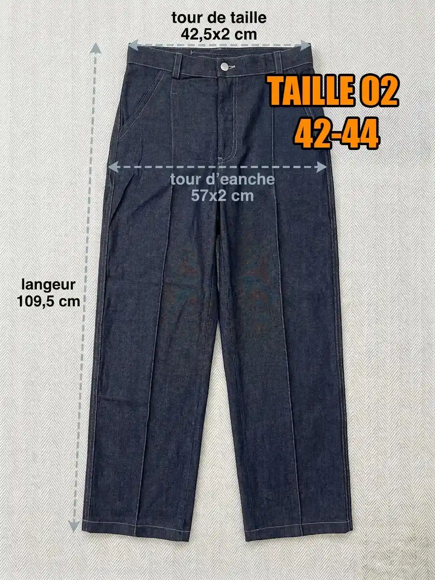 Pantalon en jean coupe droite - Image 6